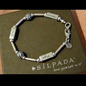Silpada retired: HOPE JOY DREAM bracelet
